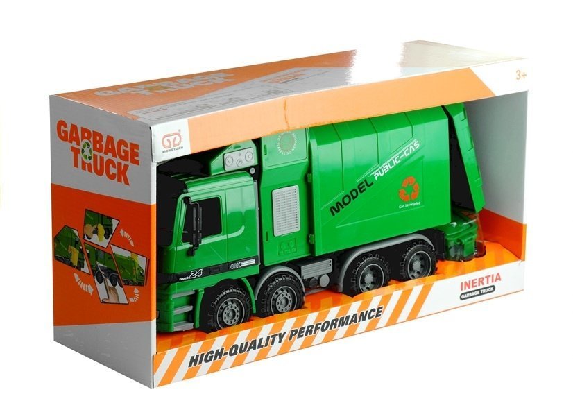 Green Garbage Remover Big Opening Assembly Container