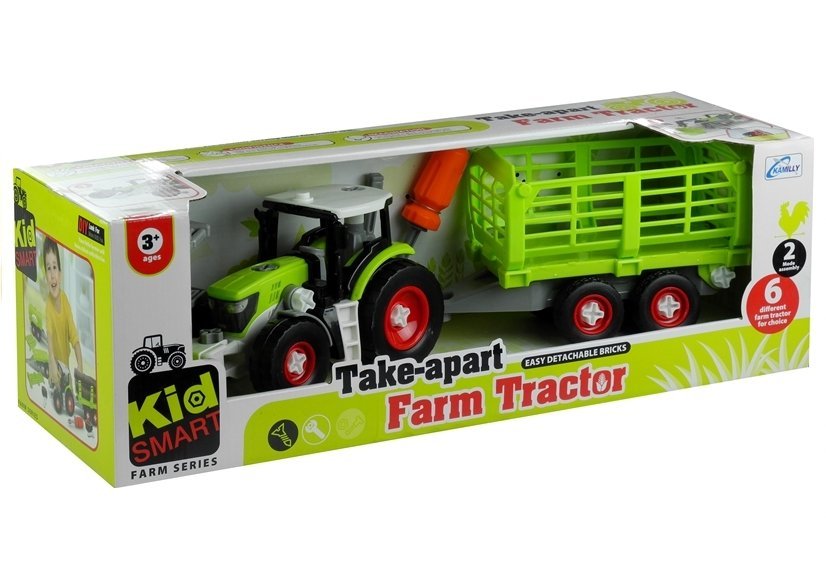 Assembly Tractor with Opened Trailer 43 cm