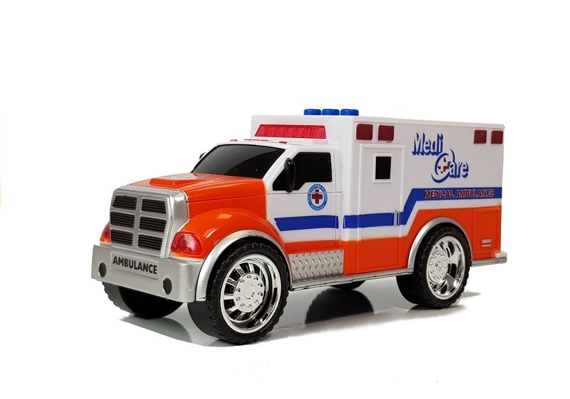 Cars Set Special Forces Police Ambulance Firefight