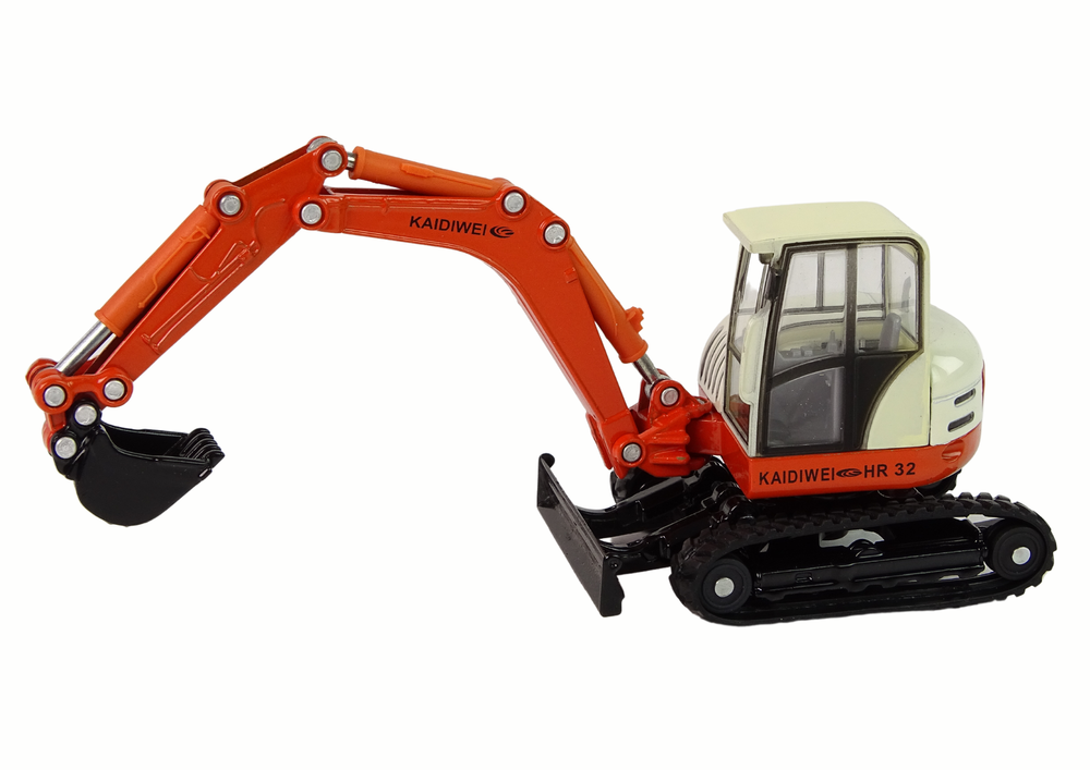 Metal Excavator with big Arm 1:50 Die Cast Model