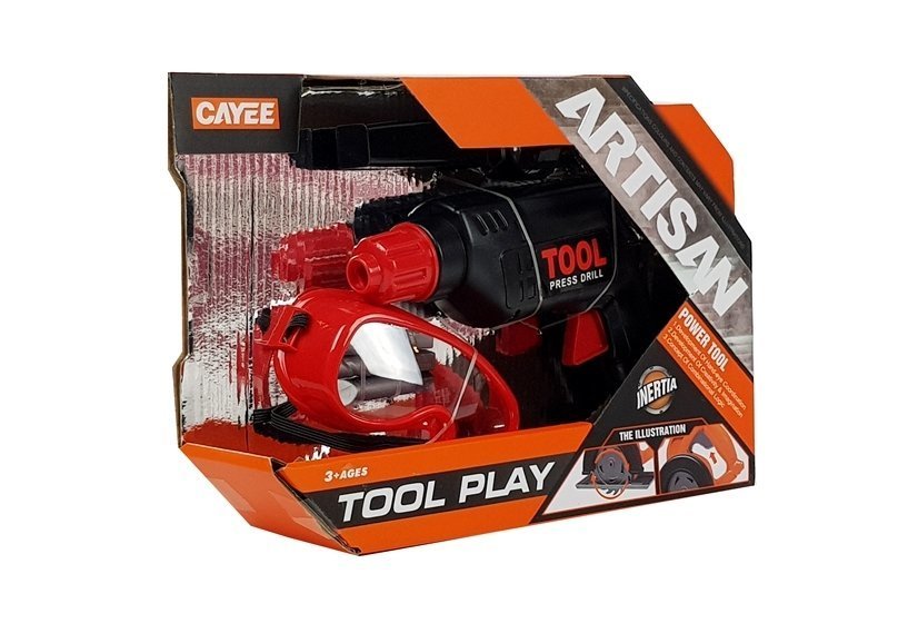 Toy Drill with Safety Glasses - Tools for Children