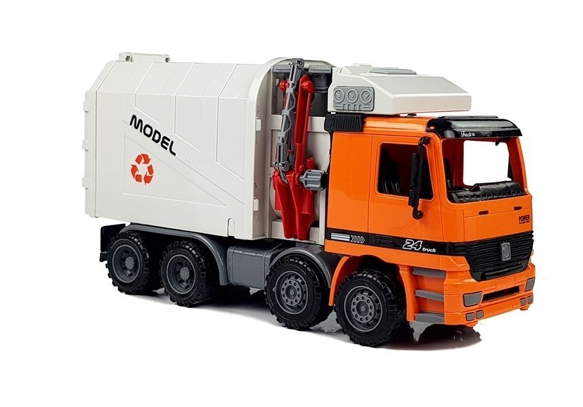 Powered Garbage Truck Trash Can