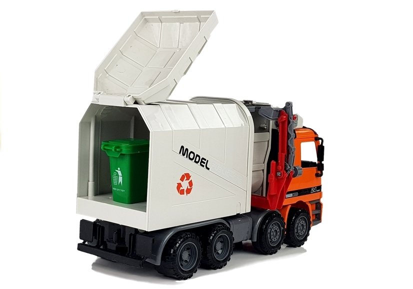 Powered Garbage Truck Trash Can