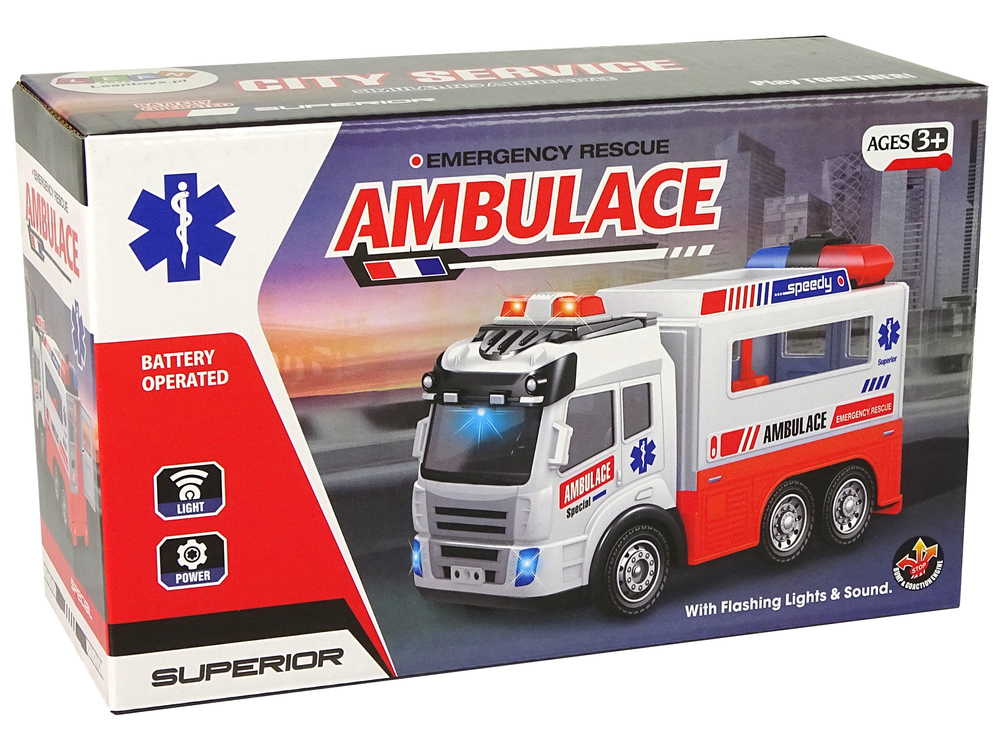 Ambulance Battery Car Lights Sounds