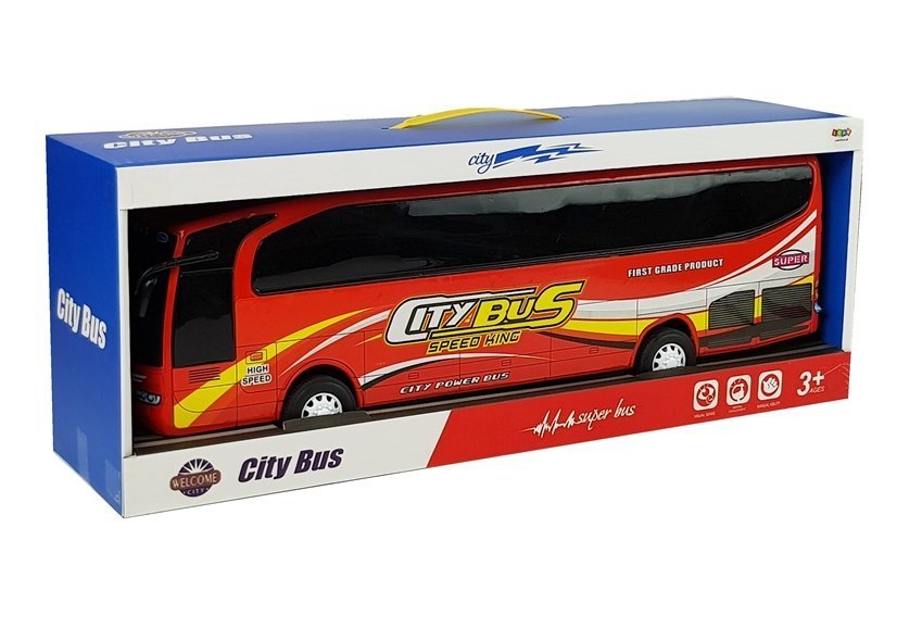 City Bus Red Model 54cm