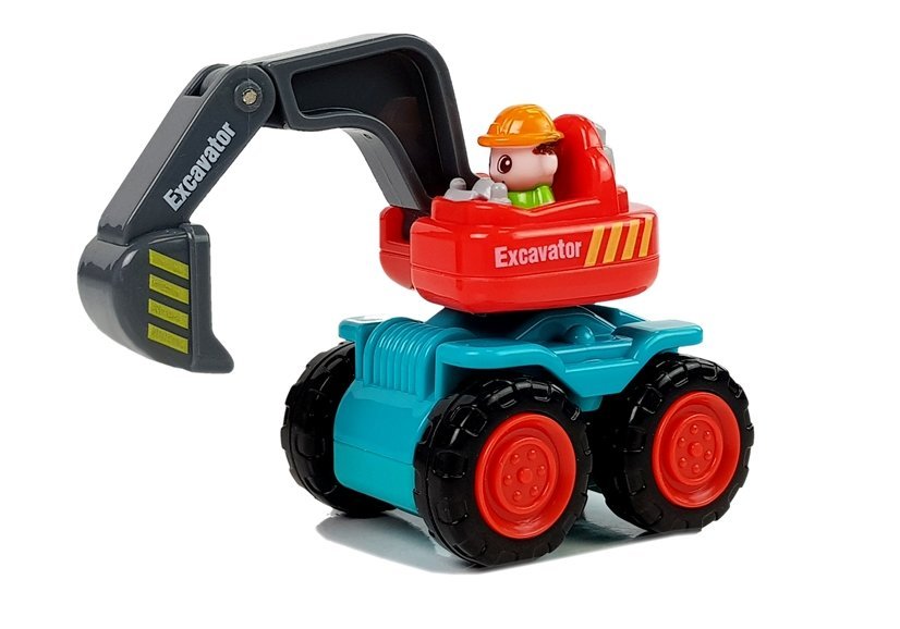 Construction Toy For A Toddler Concrete Mixer Excavator