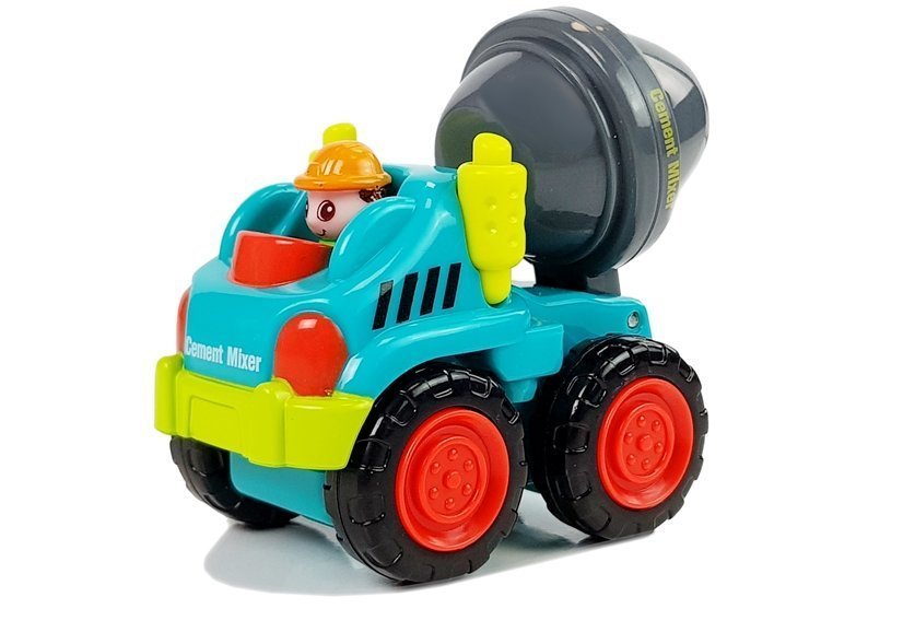 Construction Toy For A Toddler Concrete Mixer Excavator