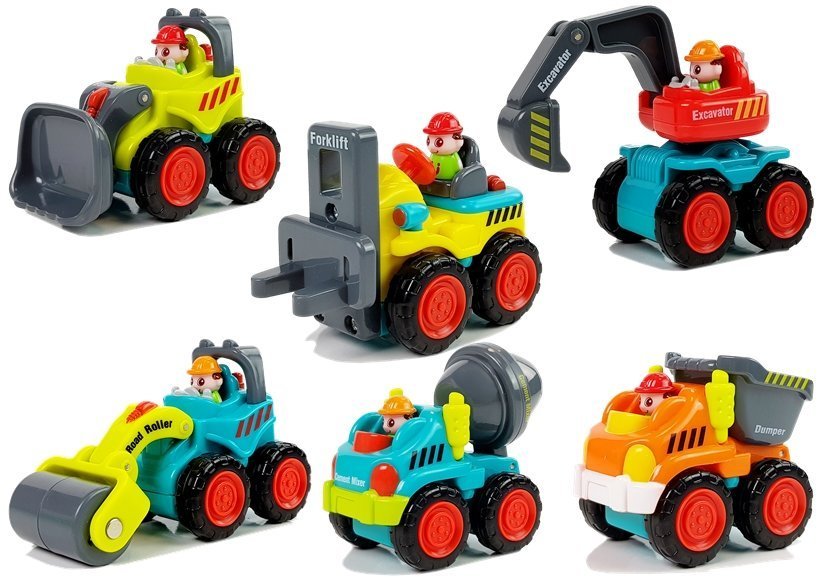 Construction Toy For A Toddler Concrete Mixer Excavator