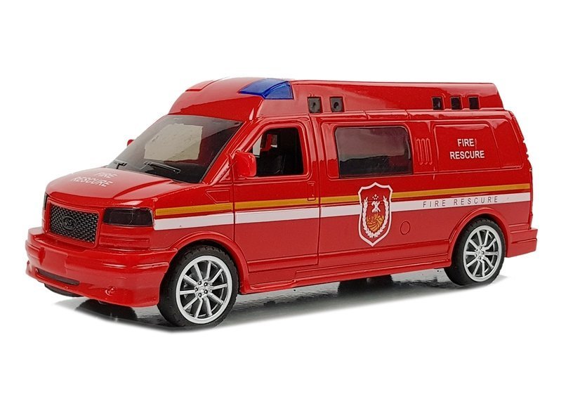 Fire Department Auto with Drawstring with Lights and Sound