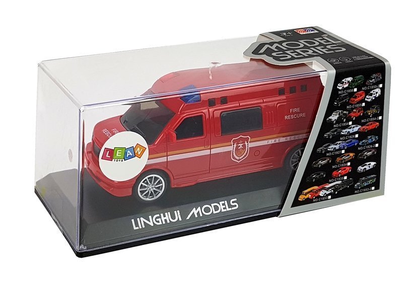 Fire Department Auto with Drawstring with Lights and Sound