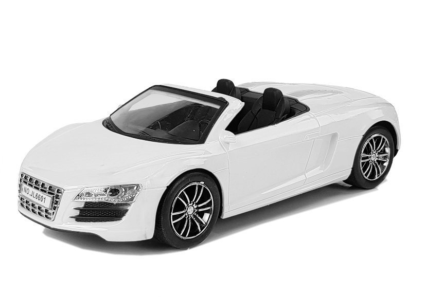 Toy Car with Pulling Cabriolet White 1:18