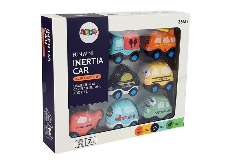 Set of Toy Cars for children with a stretch 7 elements