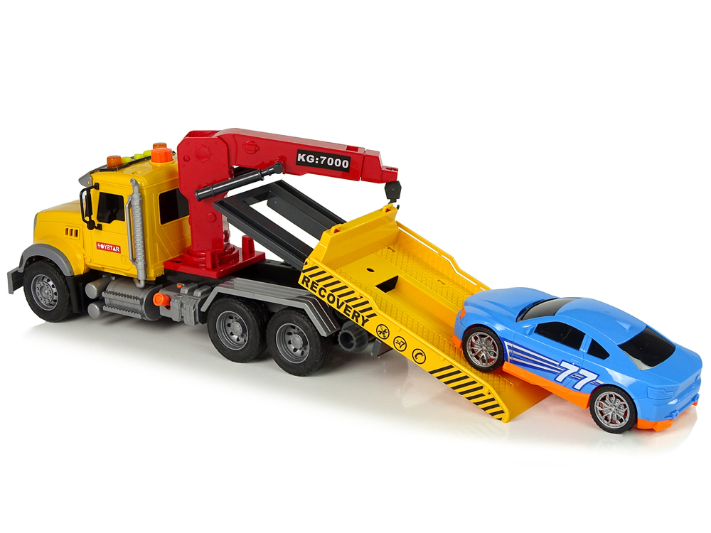 Car Transporter Roadside Assistance Crane Cranes Sounds Lights