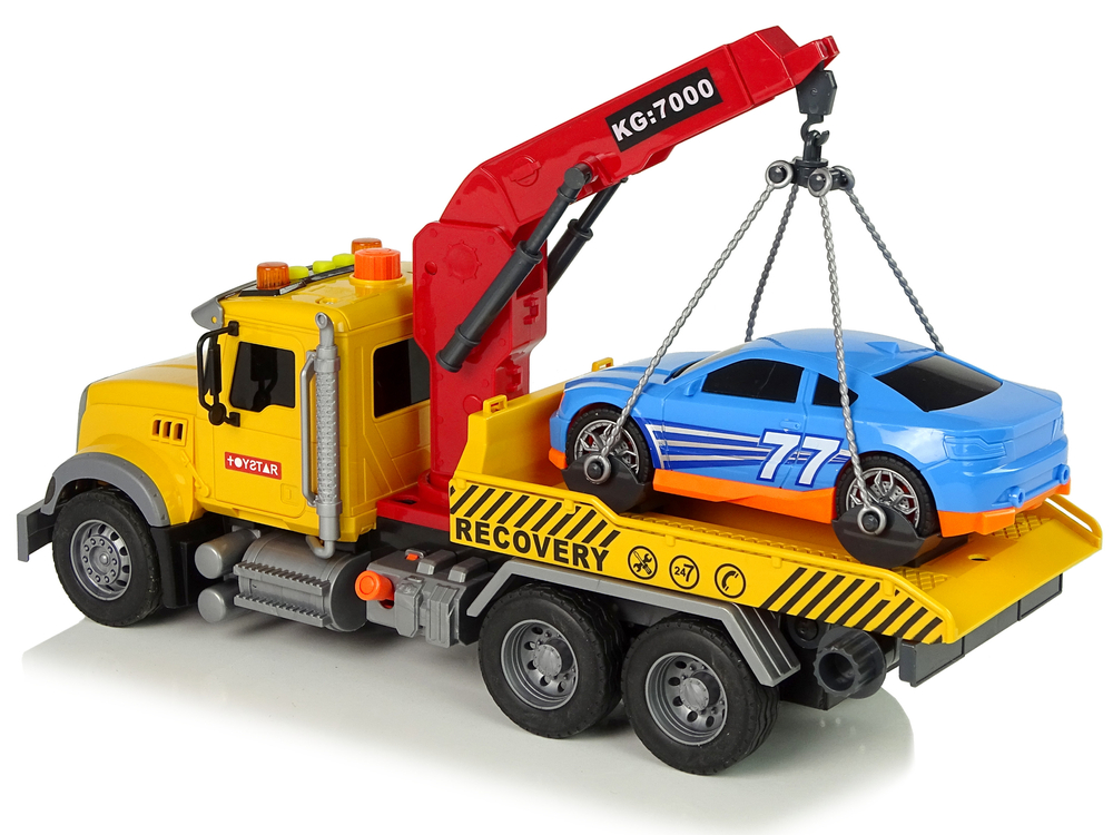 Car Transporter Roadside Assistance Crane Cranes Sounds Lights