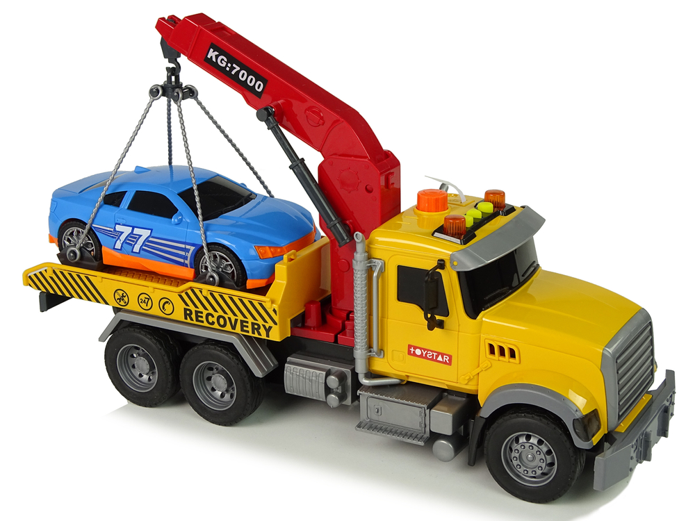 Car Transporter Roadside Assistance Crane Cranes Sounds Lights