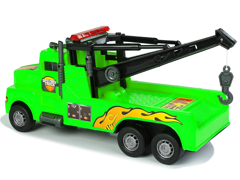 Auto Tow Truck Roadside Assistance 1:10 Green Rope