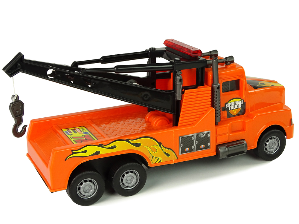 Auto Tow Truck Roadside Assistance 1:10 Rope Orange