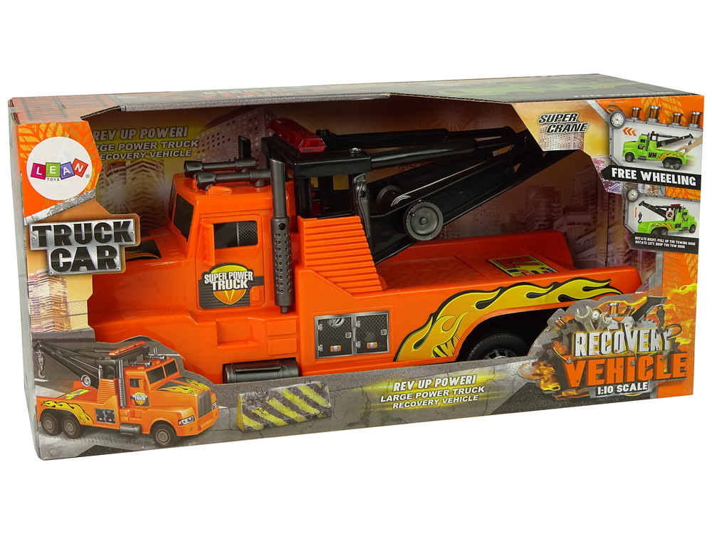 Auto Tow Truck Roadside Assistance 1:10 Rope Orange