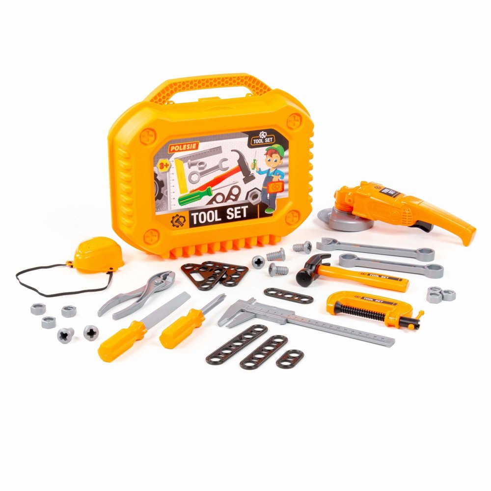 Tool Kit Suitcase 30 Pieces Grinder Orange 89458