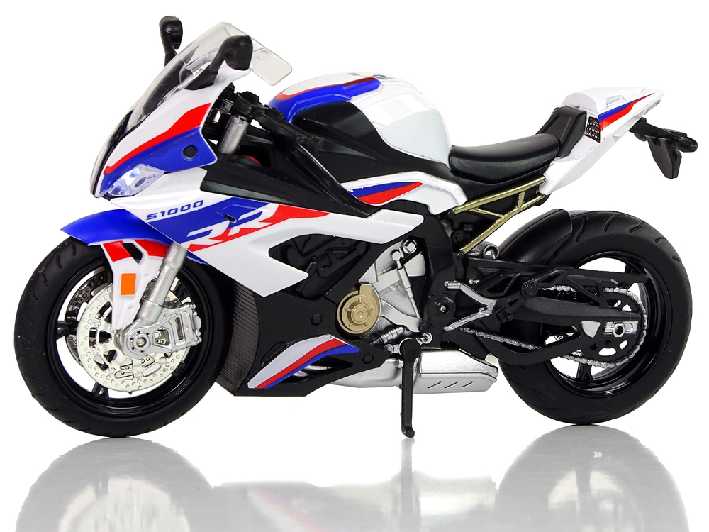 Motorbike Model BMW S1000RR White Sounds Lights