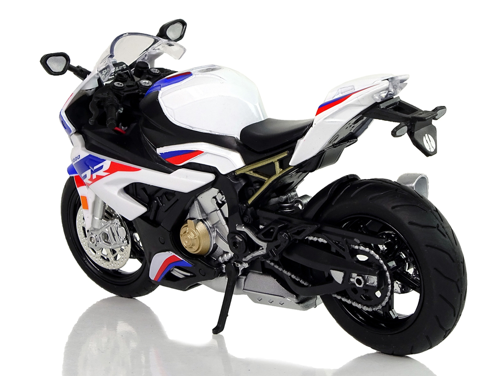 Motorbike Model BMW S1000RR White Sounds Lights