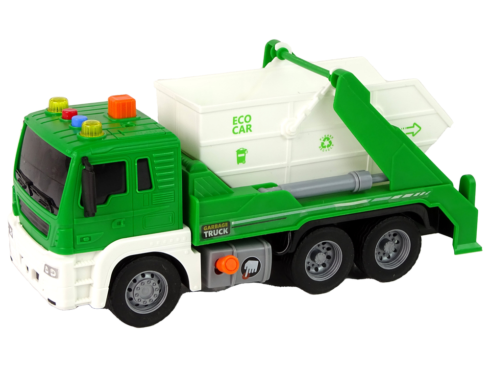 Rubbish truck Segregation Green friction Drive 1:16