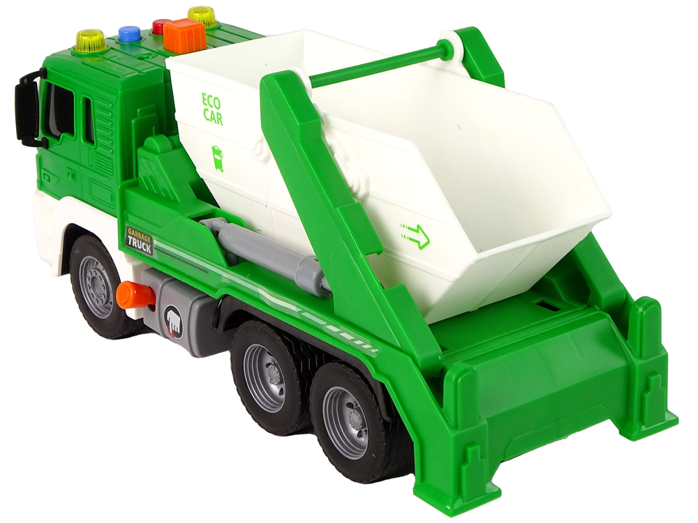 Rubbish truck Segregation Green friction Drive 1:16