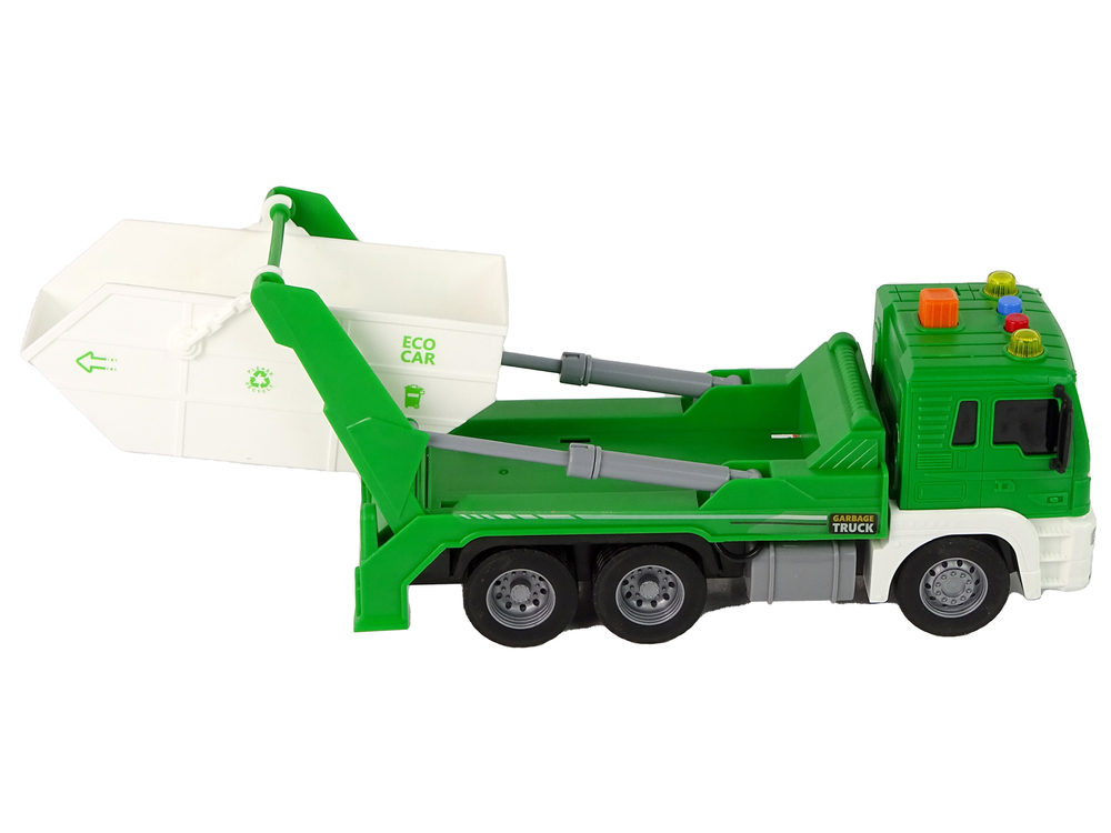 Rubbish truck Segregation Green friction Drive 1:16