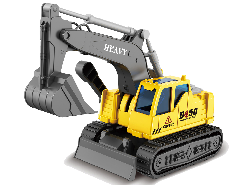 Caterpillar Excavator Bucket 1:16 Yellow Moving arm