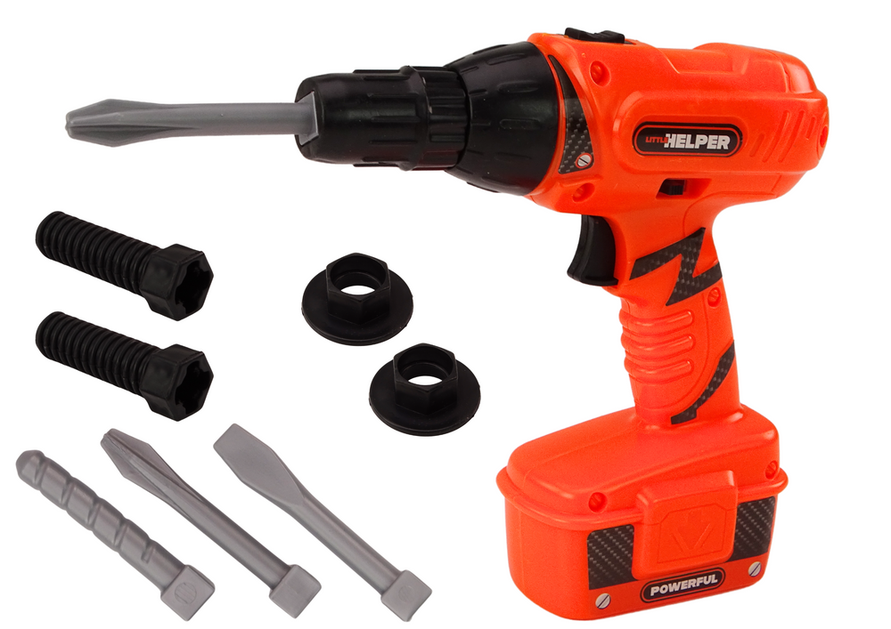 DIY Battery Powered Drill Orange Drills Screws