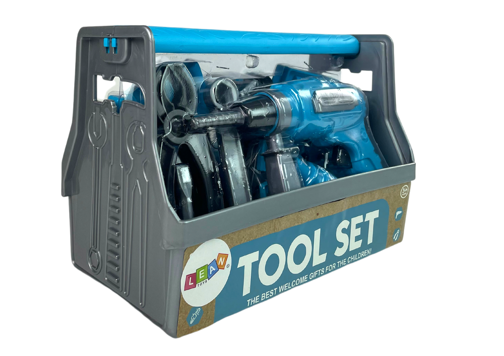 Tool Box Set Saw Drill Blue