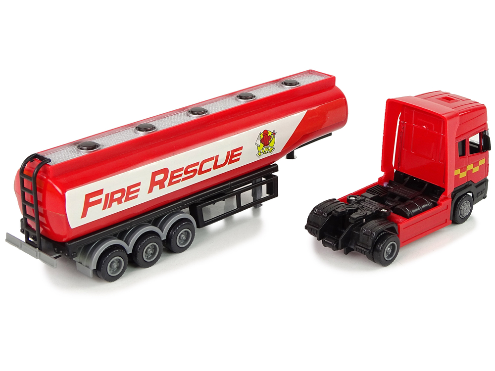 Red Fire Brigade Tank Truck 30 cm Long