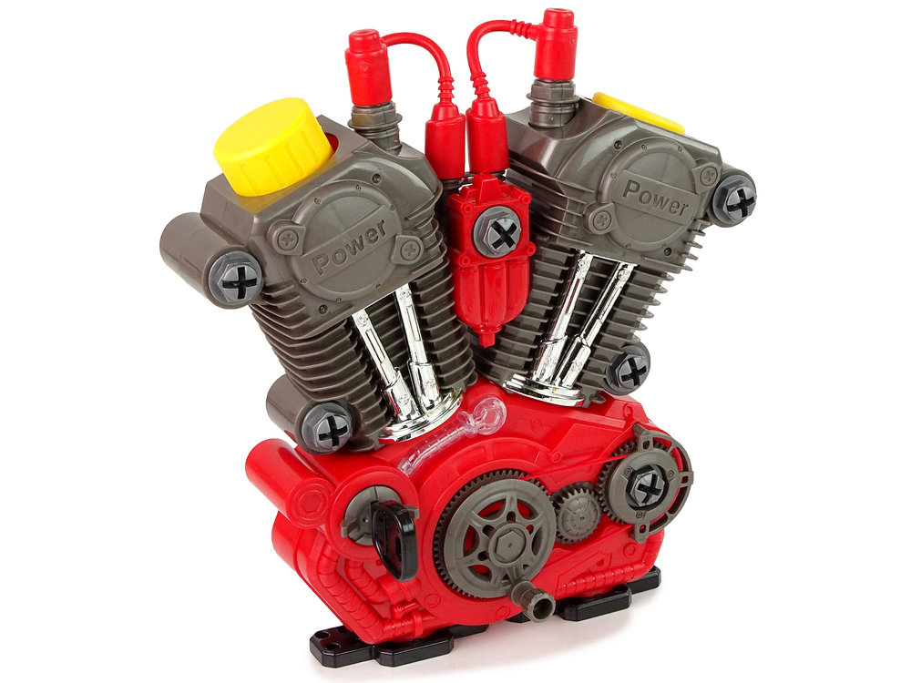 Car engine for the little mechanic To assemble by yourself Lights and sounds