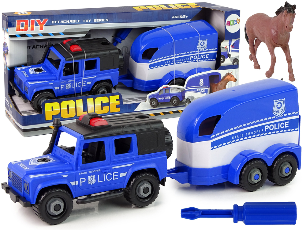 Police Transporter Terrain Car to Unbolt DIY Horse