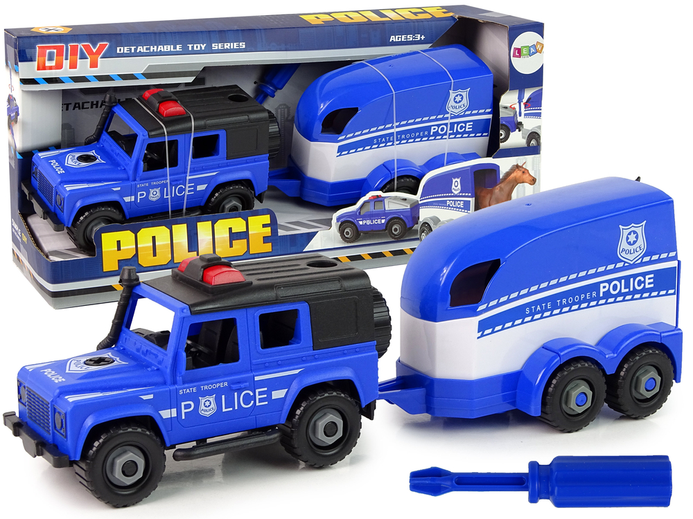 Police Transporter Terrain Car to Unbolt DIY Horse