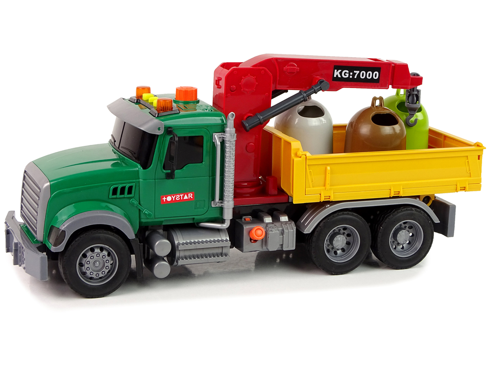 Truck Auto Crane Transport Rubbish Bin Sound