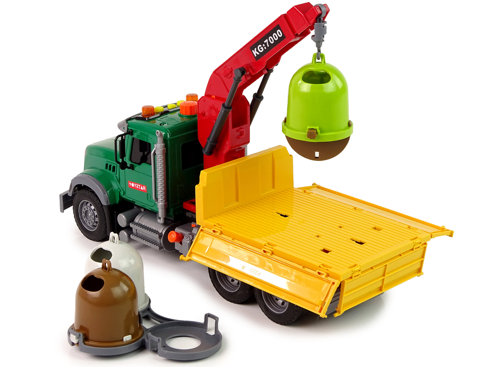 Truck Auto Crane Transport Rubbish Bin Sound