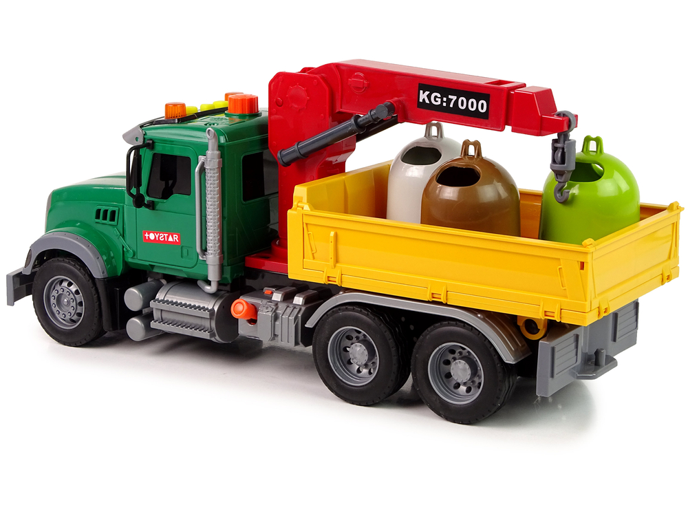 Truck Auto Crane Transport Rubbish Bin Sound