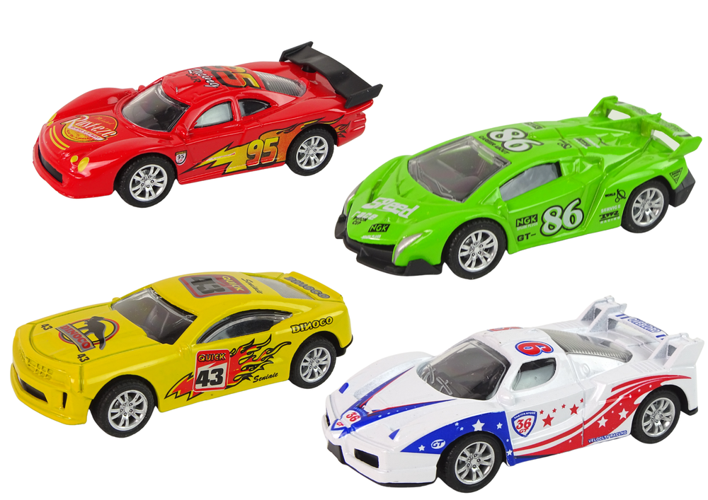 Sports Car Resorak Racing 4 Colours 1:43