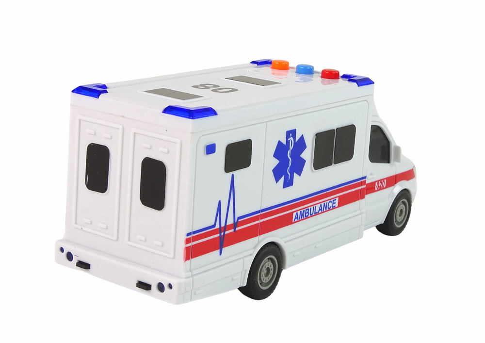 Auto Ambulance Lights Sound White