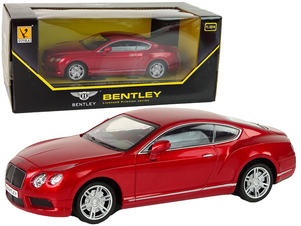 Bentley Red 1:24 Fction Drive Toy Car