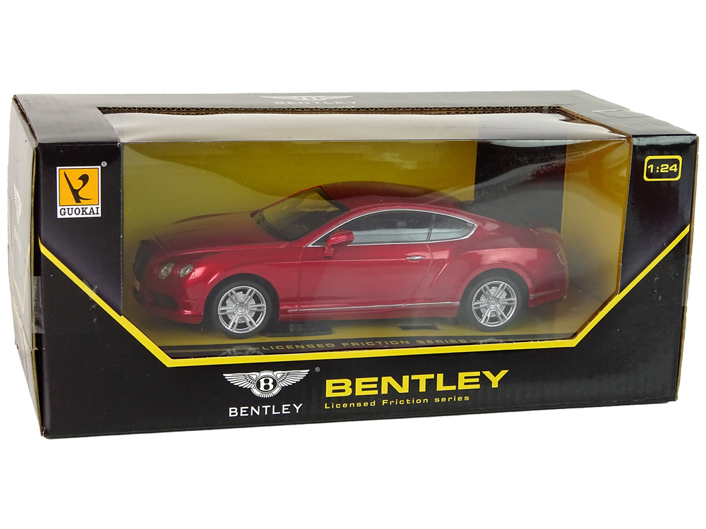 Bentley Red 1:24 Fction Drive Toy Car