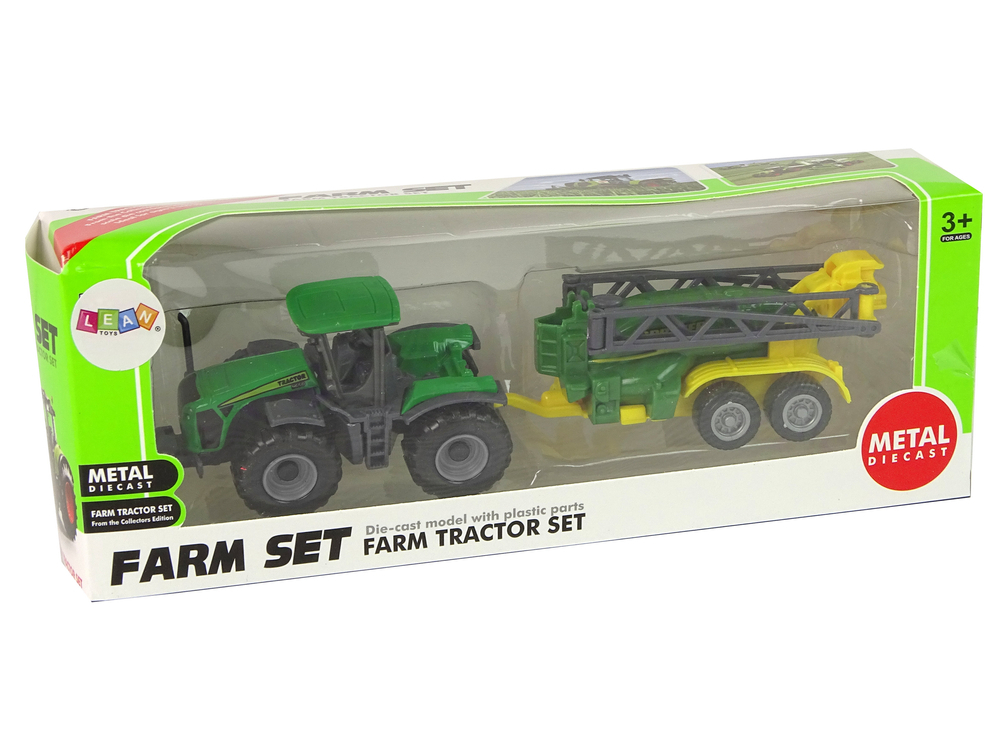 Farm Vehicle Tractor with Sprayer Green