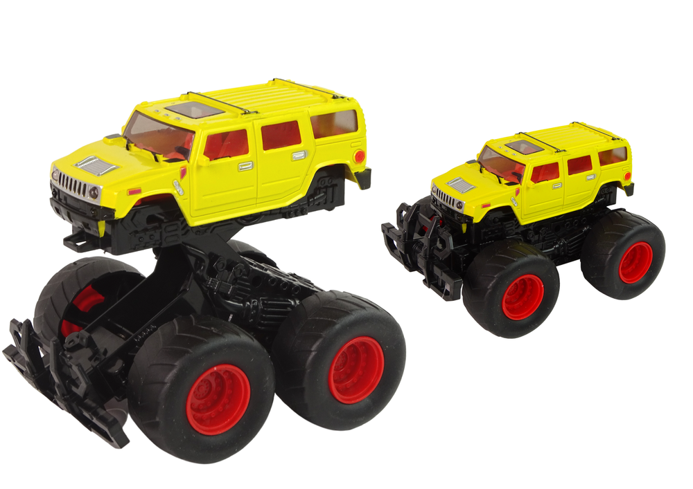 Metal Terrain Car Large Wheels Various Colours Bump Up HAT13