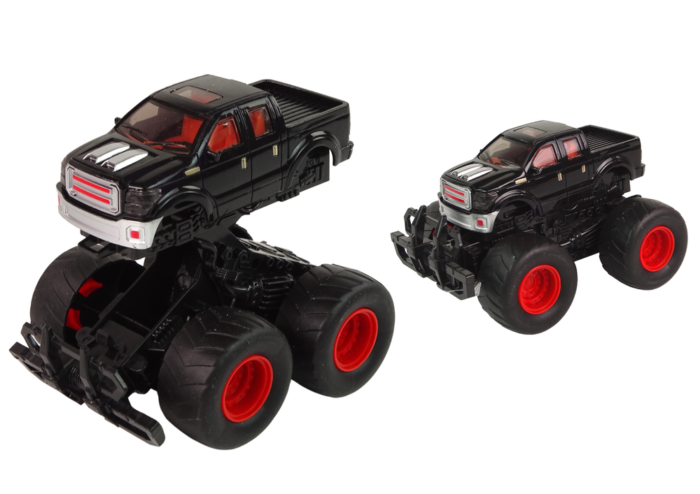 Metal Terrain Car Large Wheels Various Colours Bump Up HAT13