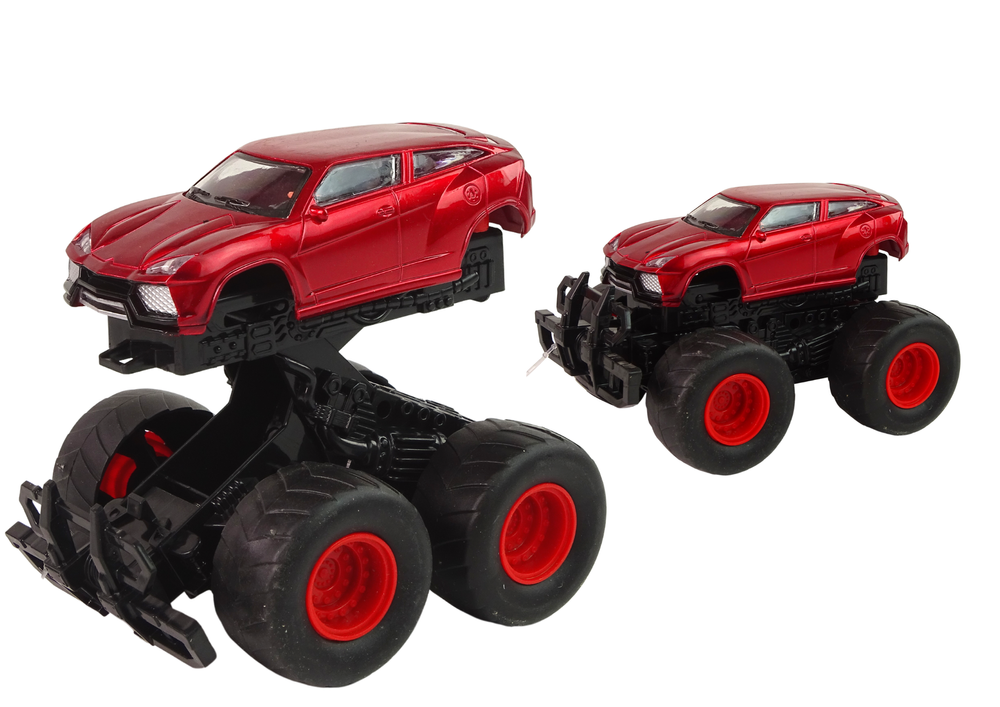 Metal Terrain Car Large Wheels Various Colours Bump Up HAT13