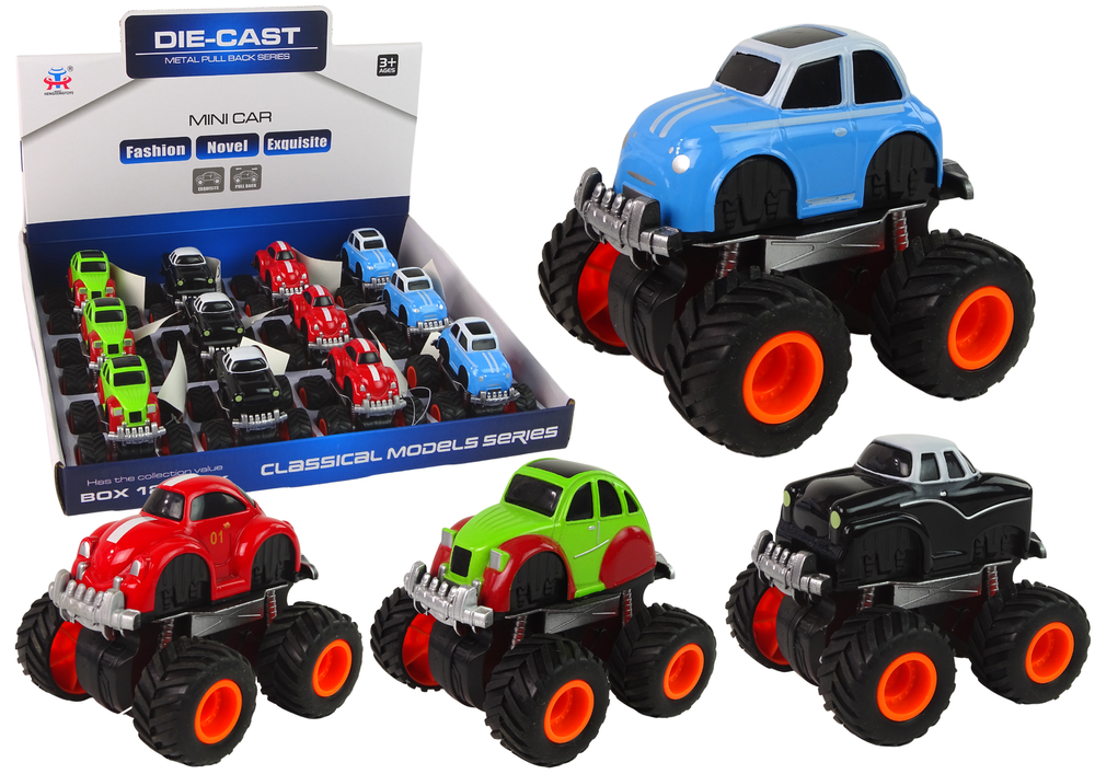 Metal Car Large Wheels Various Designs HXHG08