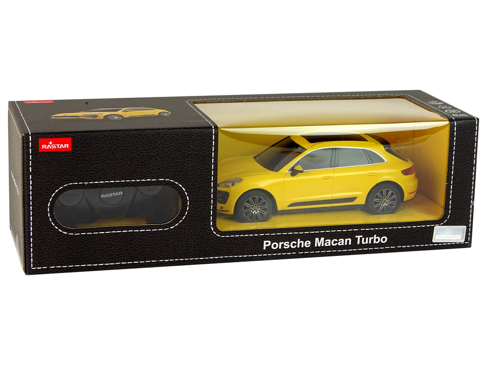 Car R/C Porsche Macan Turbo 1:24 Rastar Yellow