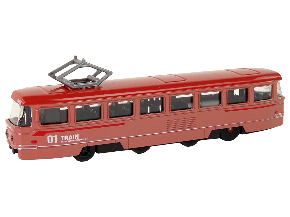 Train Friction Drive Sounds Metal Red