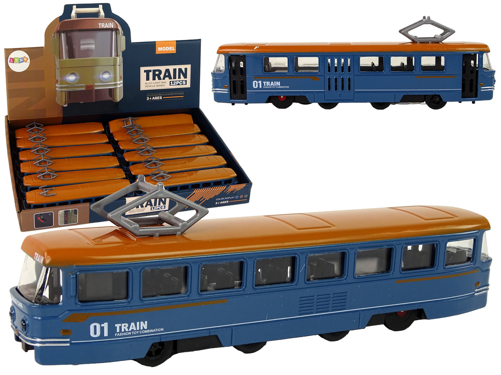 Train Friction Drive Sounds Metal Blue